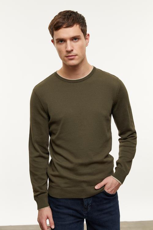  BİSİKLET YAKA TRİKO KAZAK