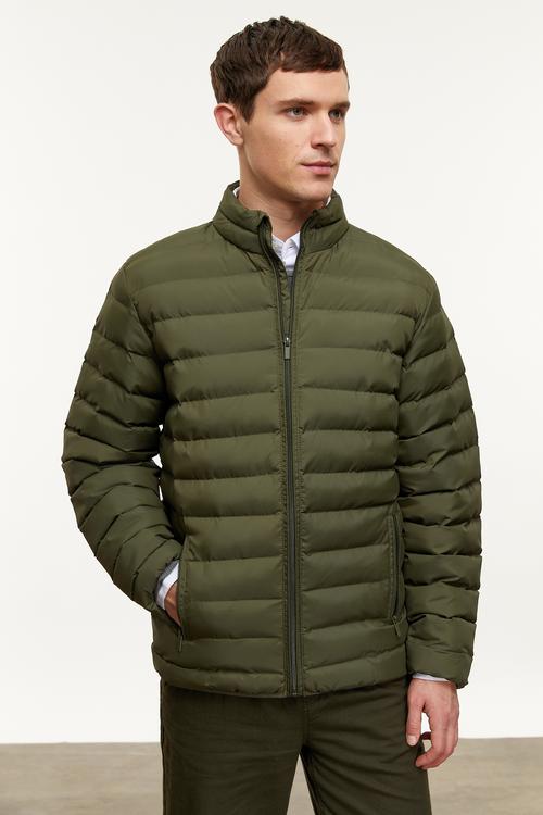  DİK YAKA KAPİTONELİ ŞİŞME MONT