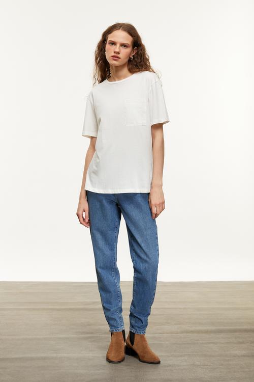  BİSİKLET YAKA KISA KOLLU T-SHIRT