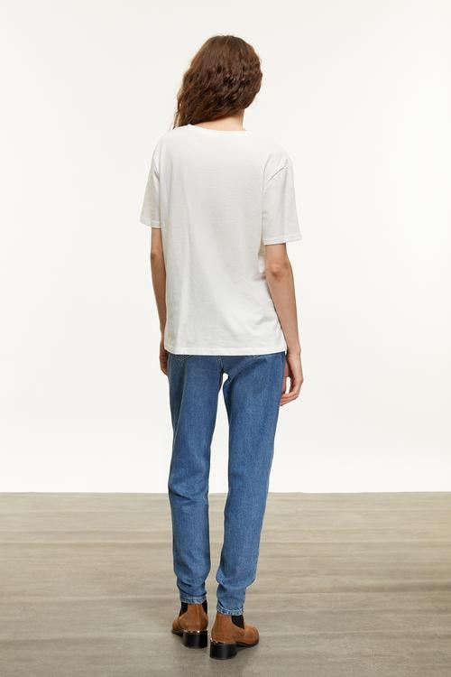  BİSİKLET YAKA KISA KOLLU T-SHIRT