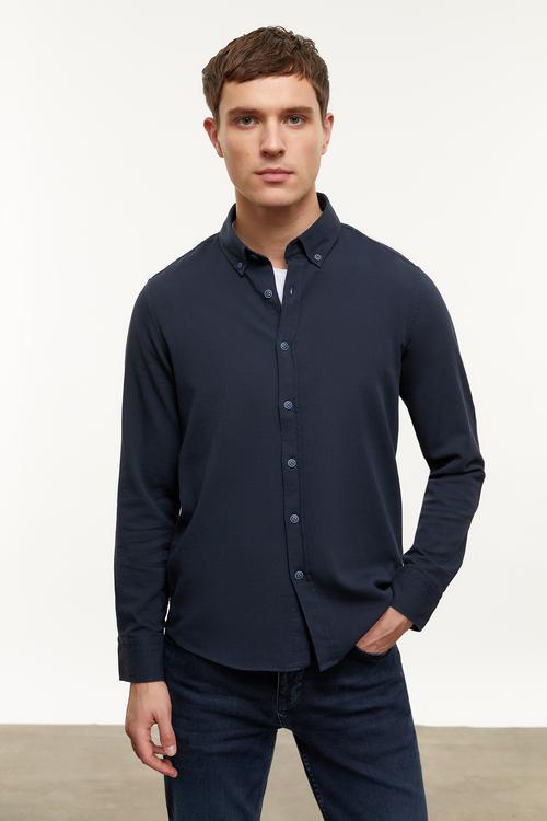  REGULAR FIT KADİFE GÖMLEK