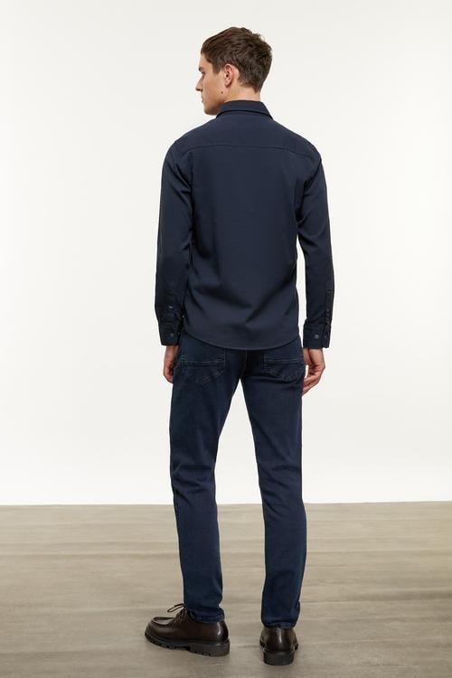  REGULAR FIT KADİFE GÖMLEK