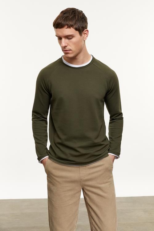  BİSİKLET YAKA SWEATSHIRT