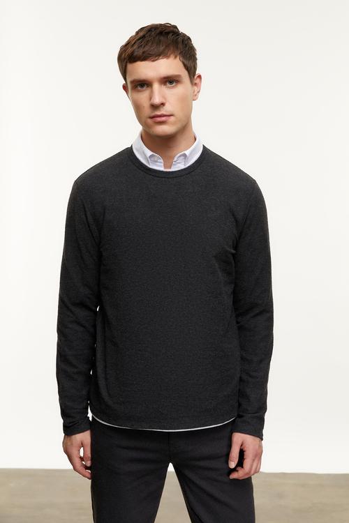  BİSİKLET YAKA SWEATSHIRT