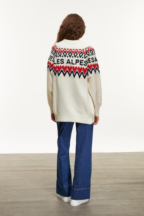  JAKARLI BİSİKLET YAKA TRİKO KAZAK