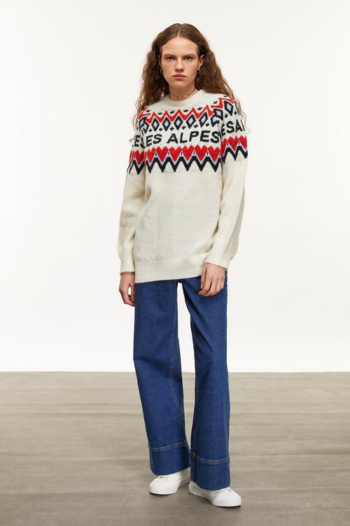  JAKARLI BİSİKLET YAKA TRİKO KAZAK