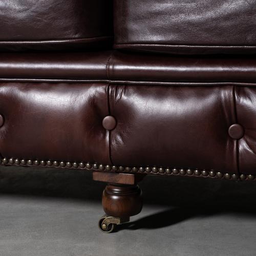  KENSINGTON ÜÇLÜ DERİ KOLTUK BIKER TAN