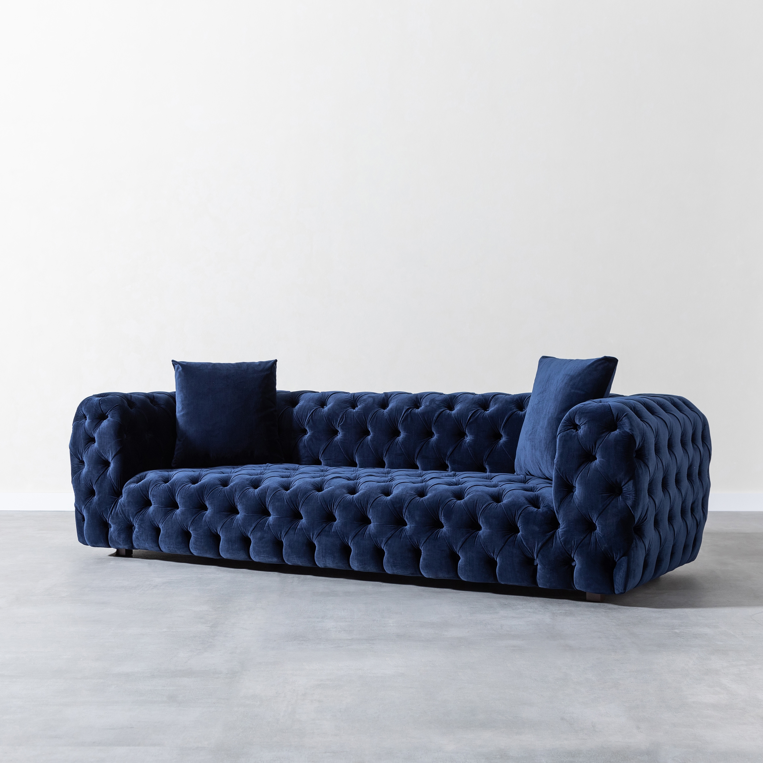 SANTOS KADİFE ÜÇLÜ CHESTER KOLTUK