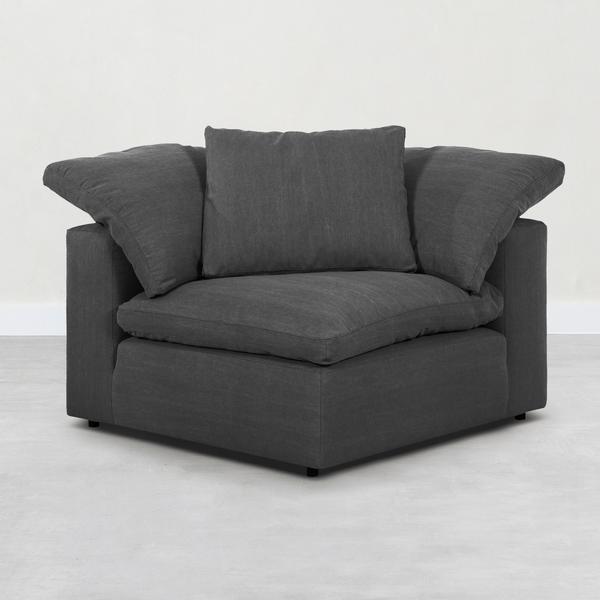 Mudo Concept Tiffany Köşe L Koltuk Modül Koyu Gri Renksiz