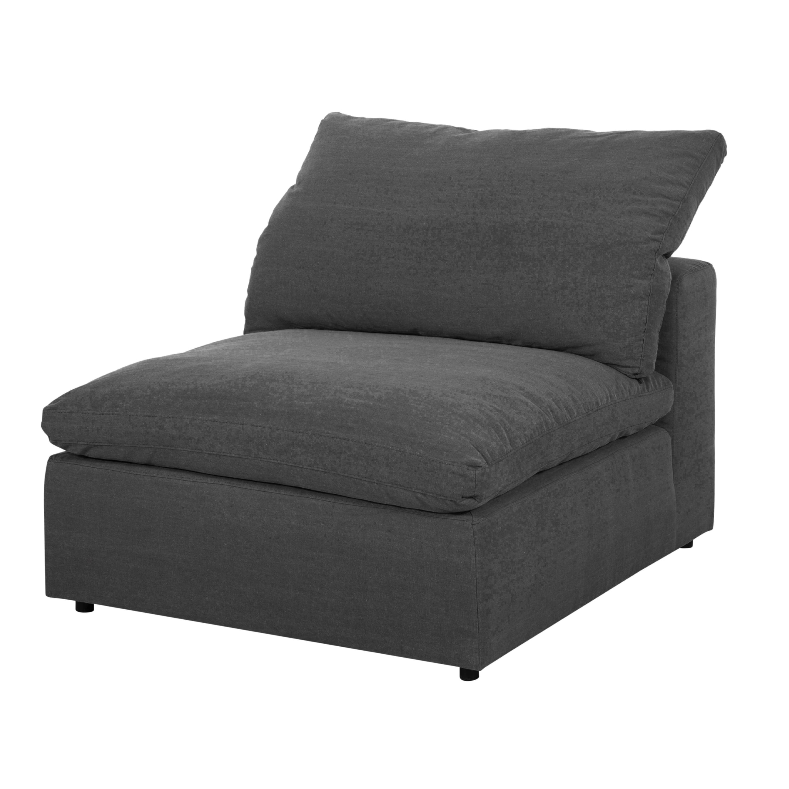 TIFFANY KOLSUZ L KOLTUK MODÜL KOYU GRİ