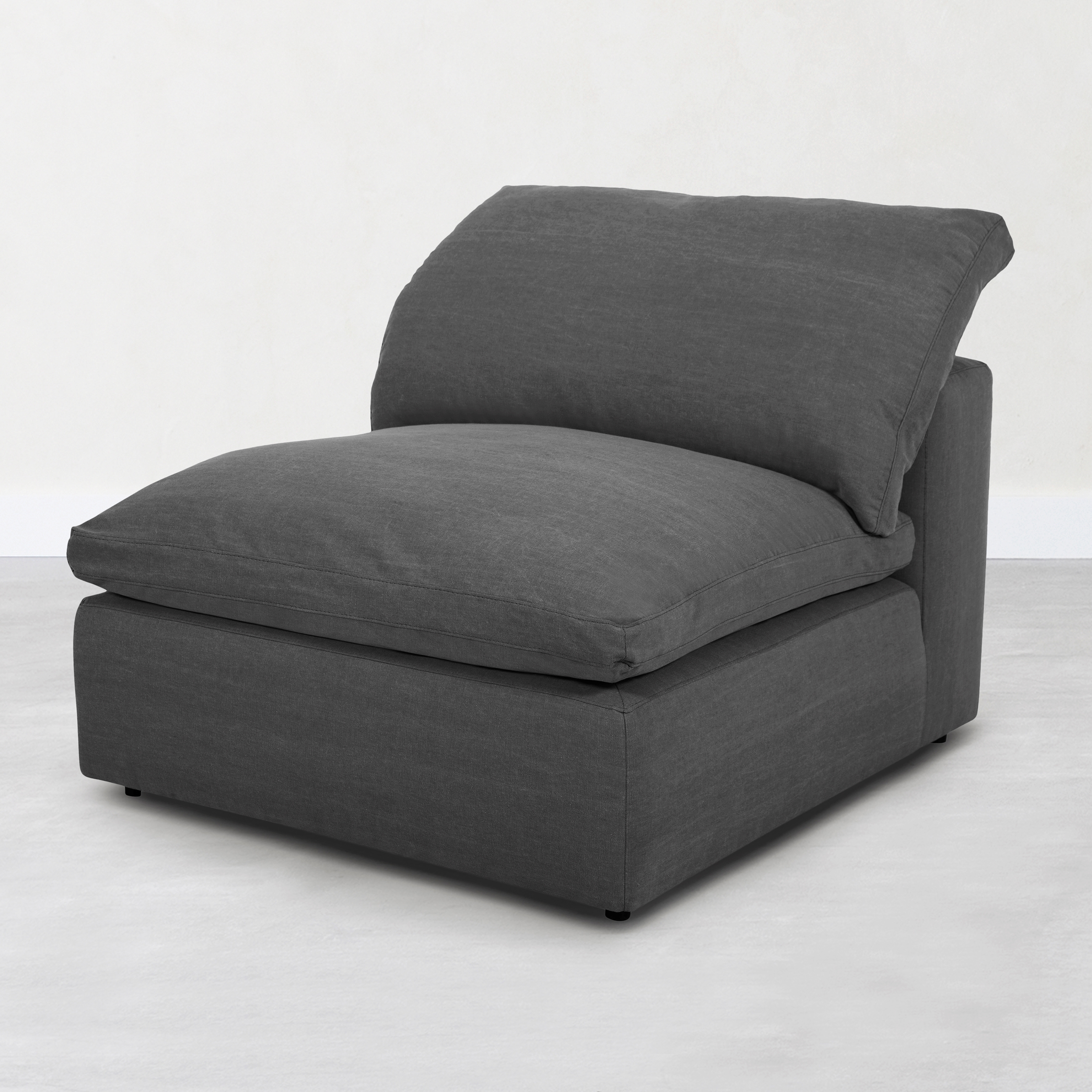 TIFFANY KOLSUZ L KOLTUK MODÜL KOYU GRİ