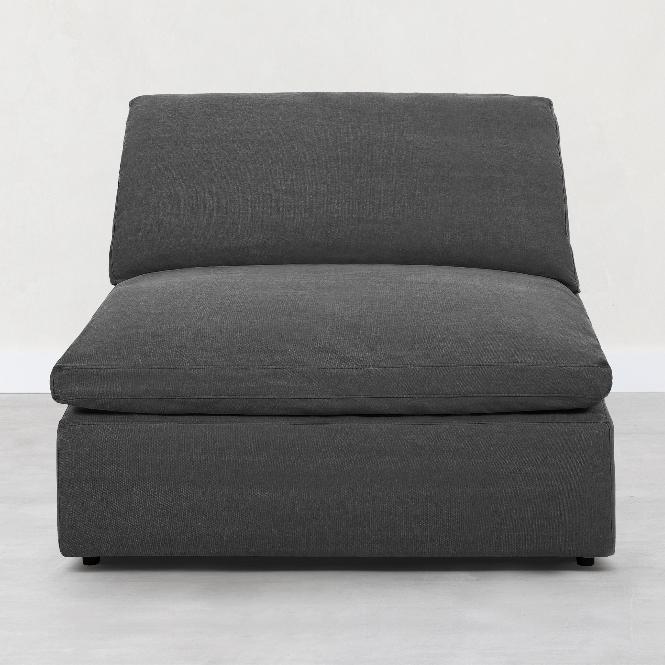 TIFFANY KOLSUZ L KOLTUK MODÜL KOYU GRİ