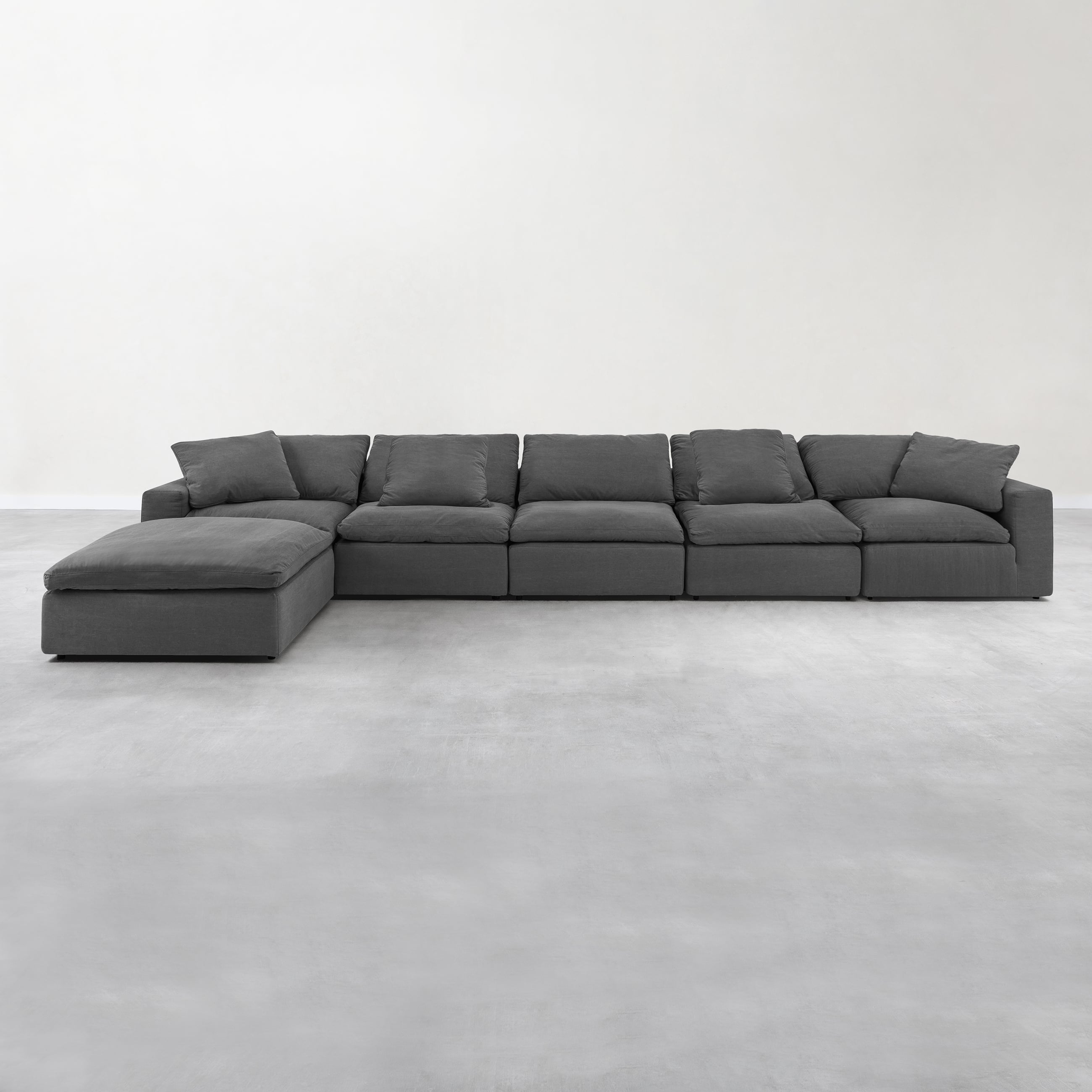 TIFFANY PUF GRAPHITE