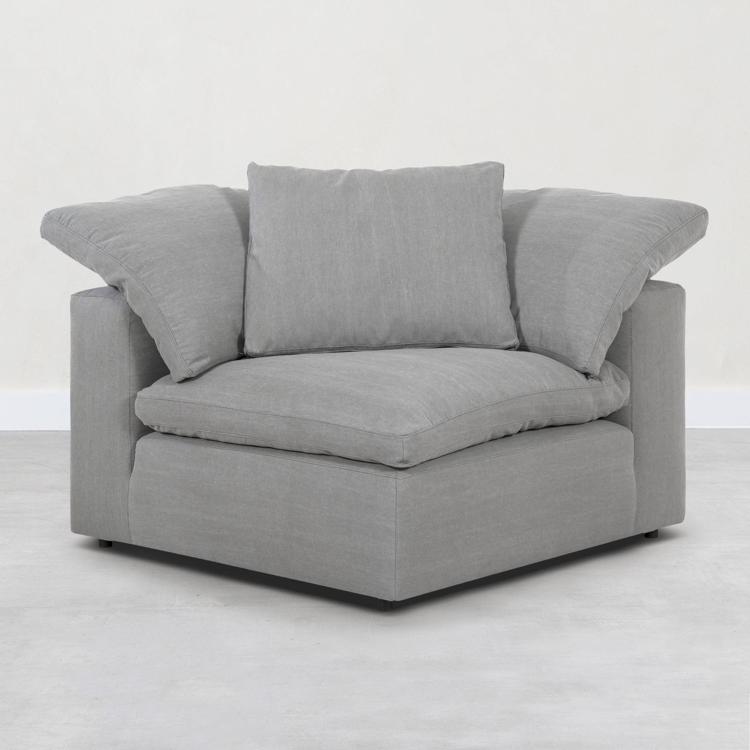 TIFFANY KÖŞE L KOLTUK MODÜL AÇIK GRİ