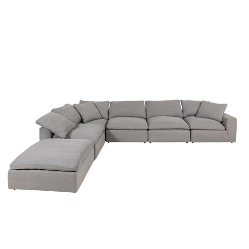 TIFFANY KÖŞE L KOLTUK MODÜL AÇIK GRİ