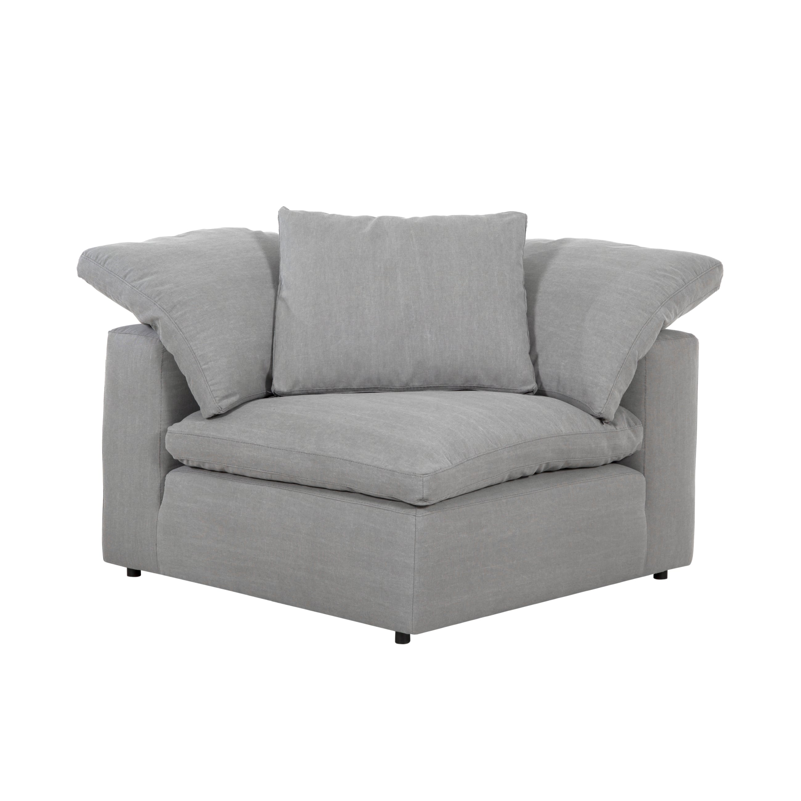 TIFFANY KÖŞE L KOLTUK MODÜL AÇIK GRİ