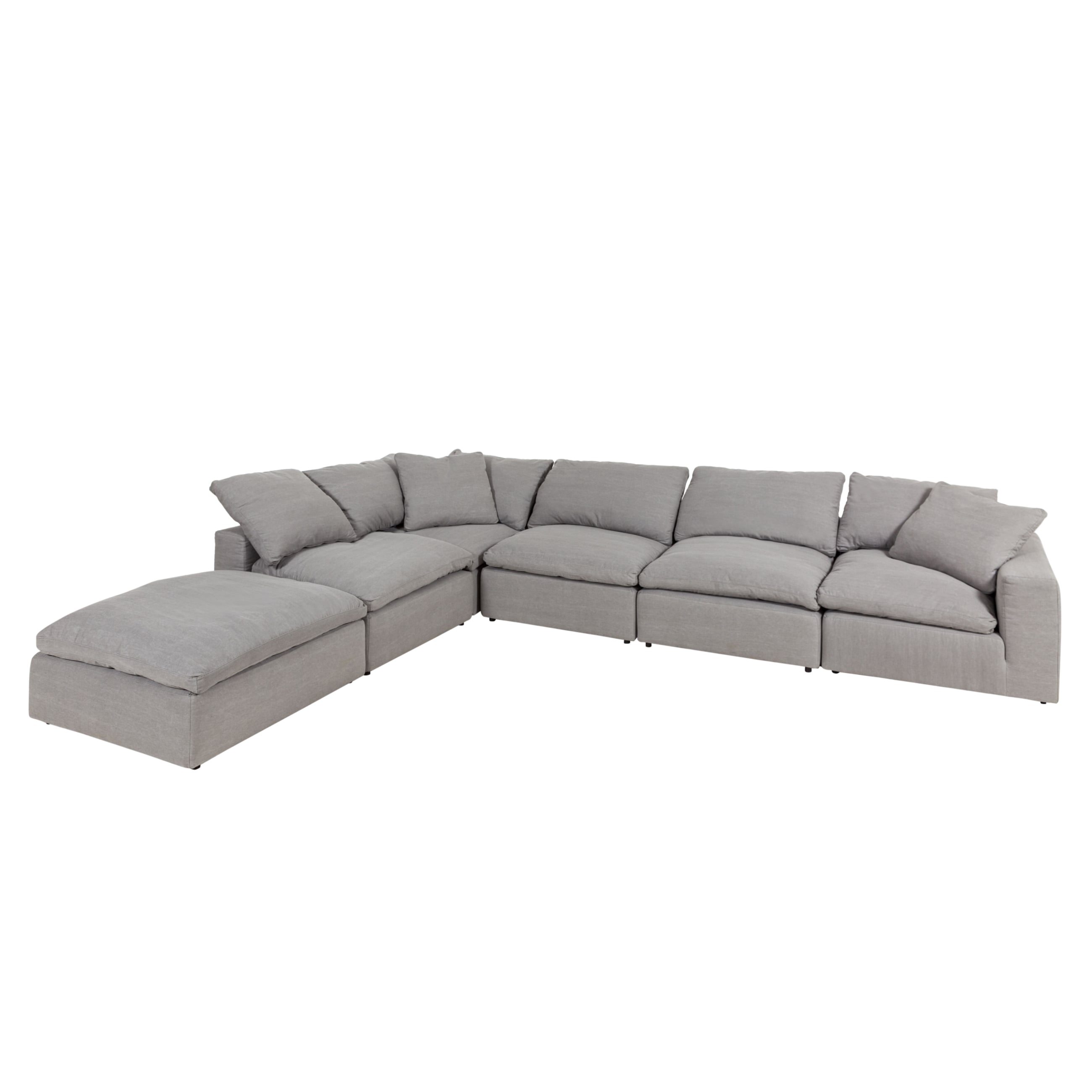 TIFFANY KÖŞE L KOLTUK MODÜL AÇIK GRİ