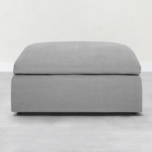 TIFFANY PUF AÇIK GRİ