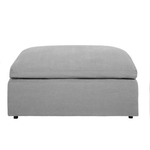 TIFFANY PUF AÇIK GRİ