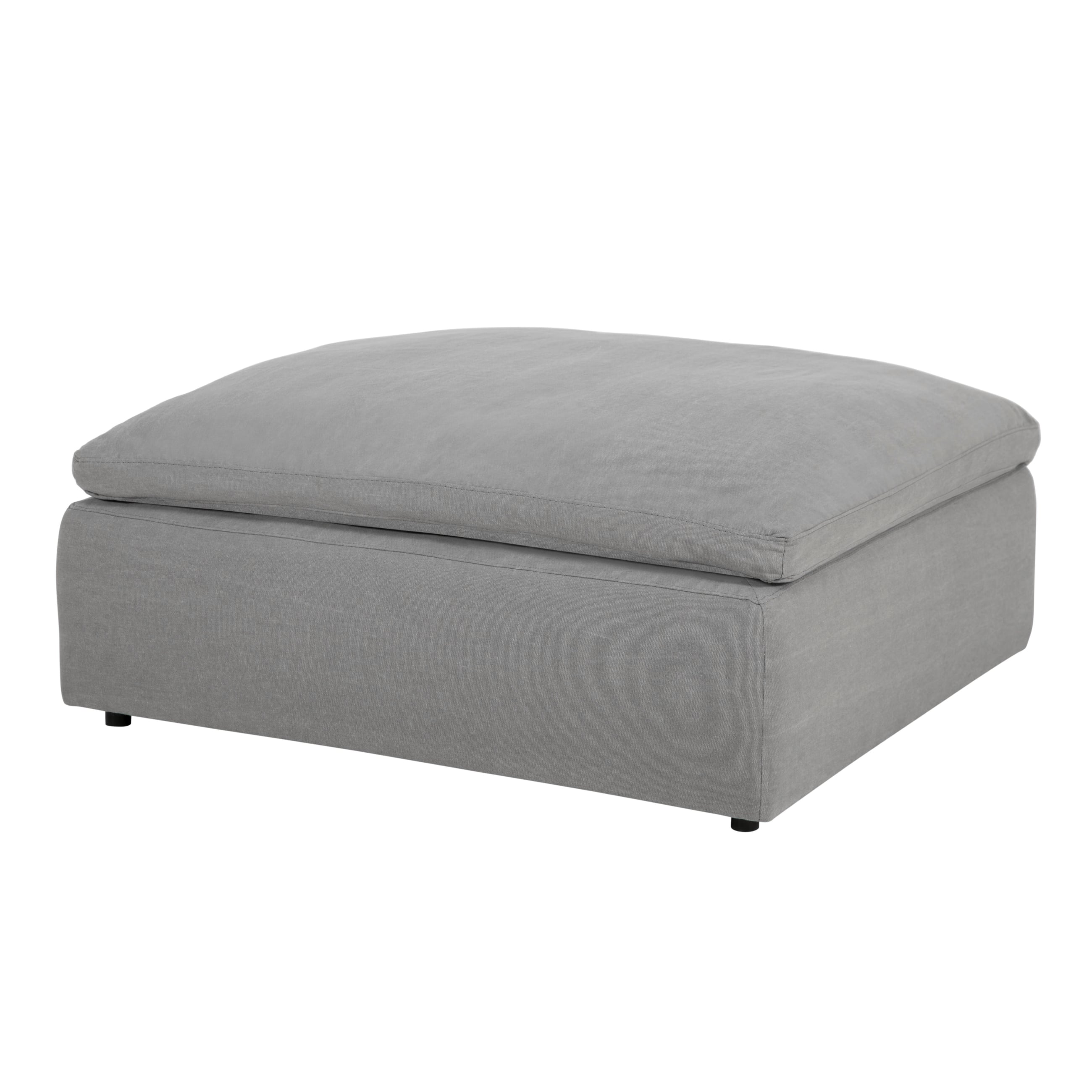 TIFFANY PUF AÇIK GRİ