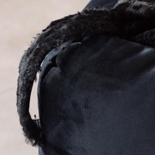  NOBU KÖŞE MODÜL KÜRKLÜ SİYAH