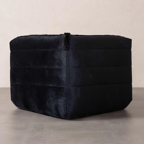  NOBU KÖŞE MODÜL KÜRKLÜ SİYAH