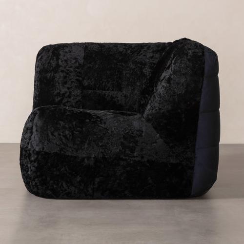  NOBU KÖŞE MODÜL KÜRKLÜ SİYAH