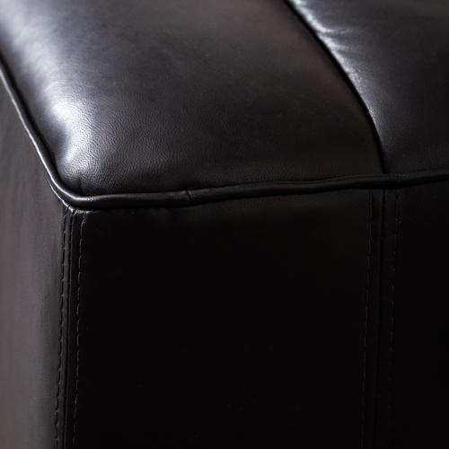  SHABBY ÜÇLÜ DERİ KOLTUK SİYAH