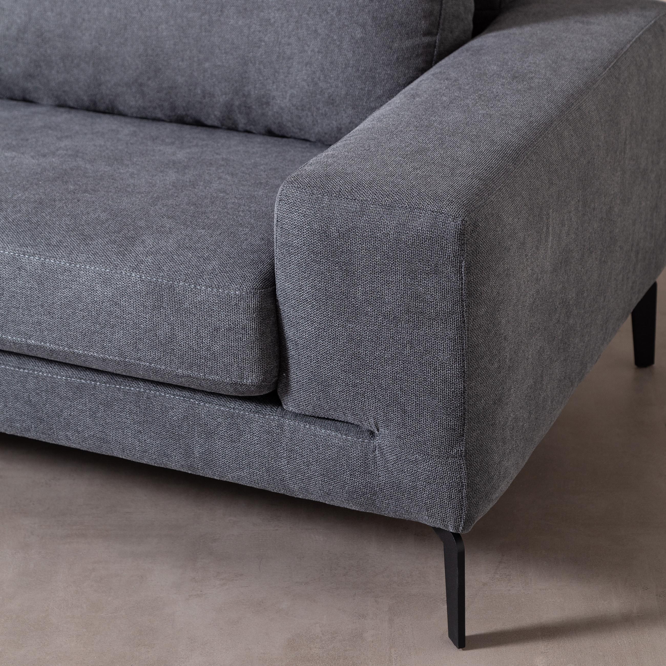 MILOS L KOLTUK SAĞ KOYU GRİ