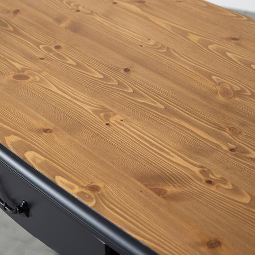  ANGELINA AHŞAP ÇALIŞMA MASASI SİYAH