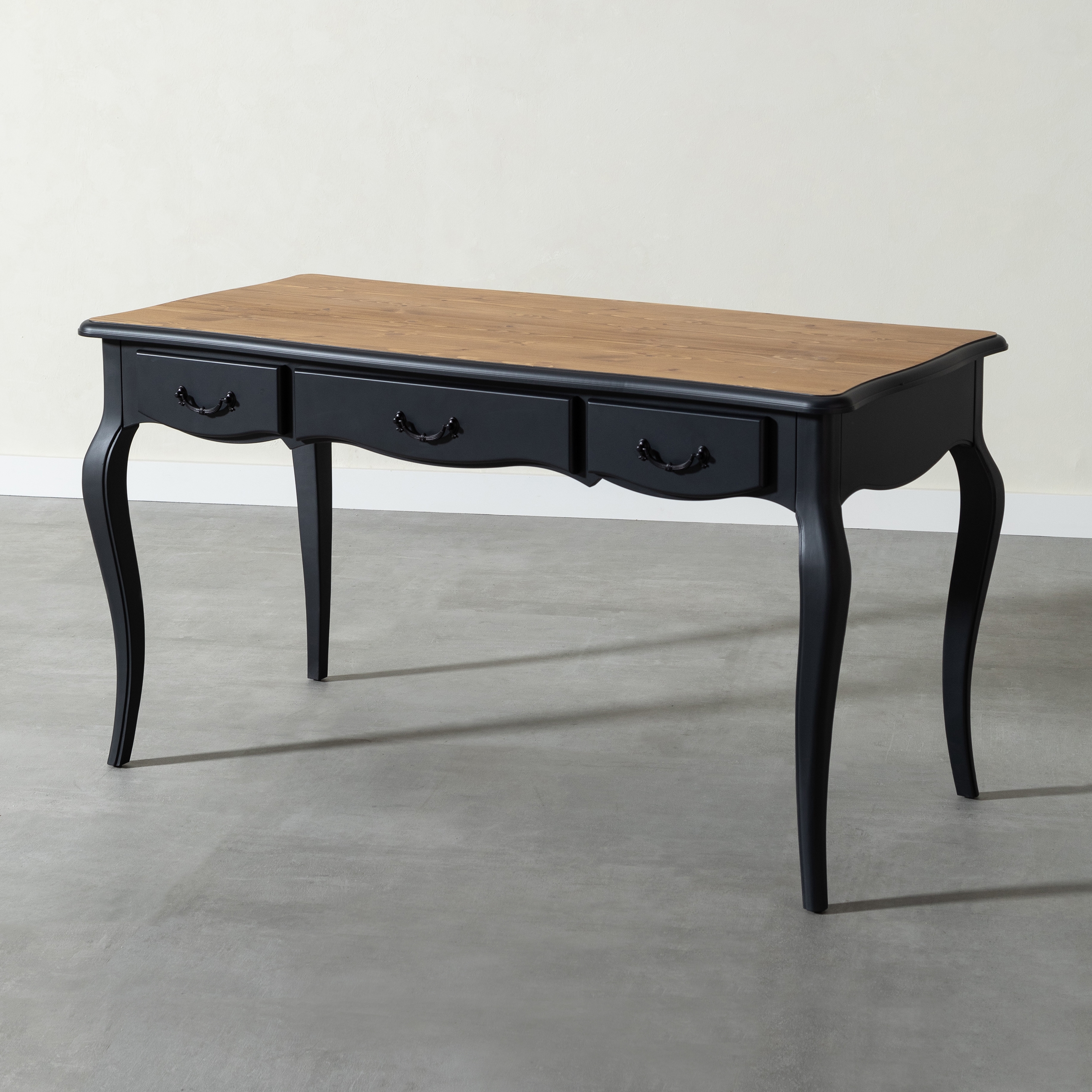 ANGELINA AHŞAP ÇALIŞMA MASASI SİYAH