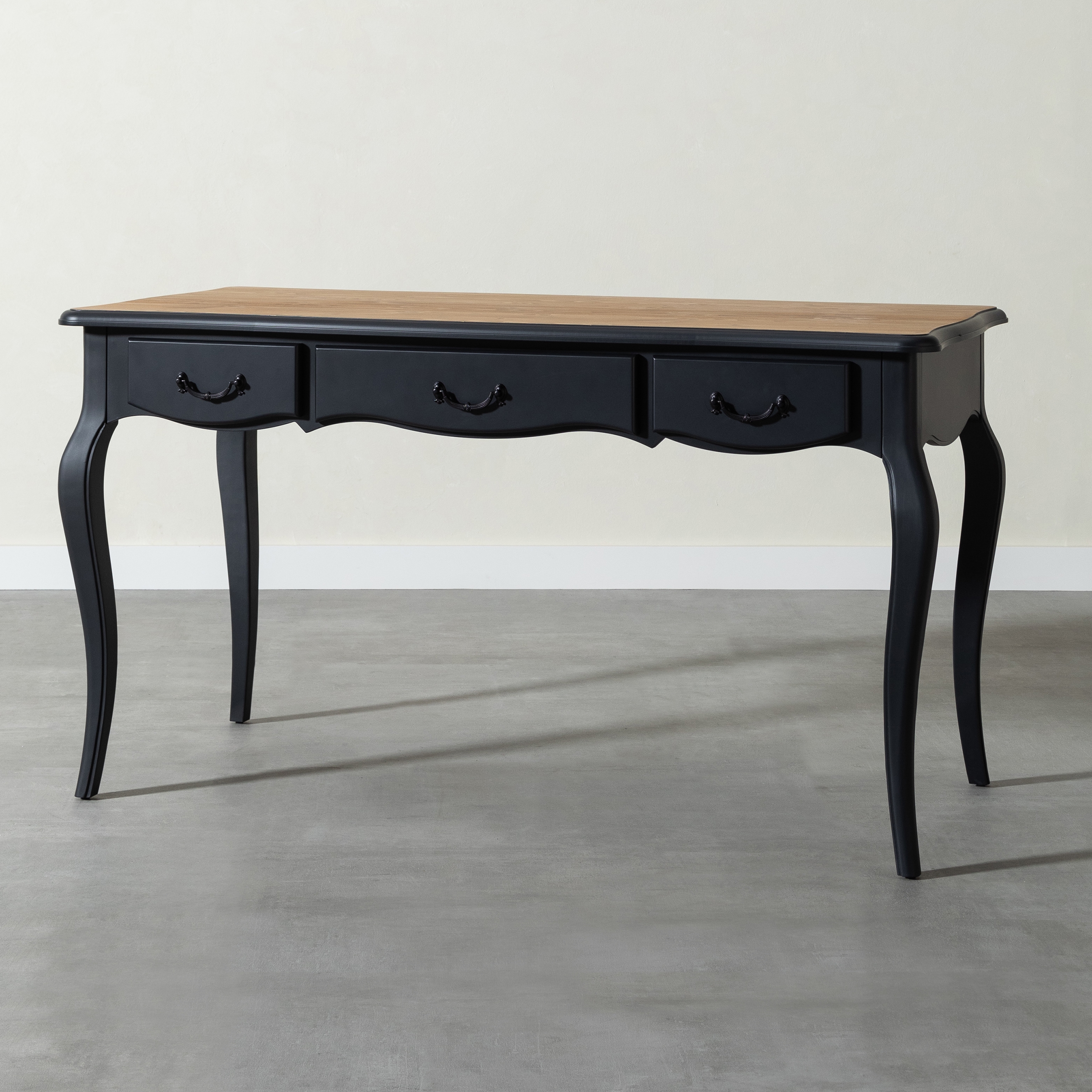 ANGELINA AHŞAP ÇALIŞMA MASASI SİYAH