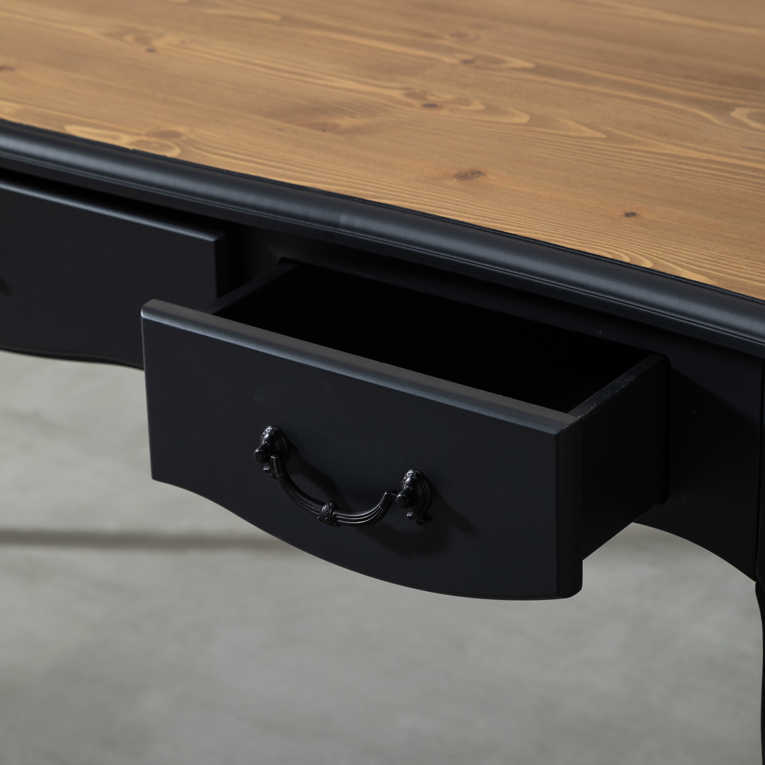 ANGELINA AHŞAP ÇALIŞMA MASASI SİYAH