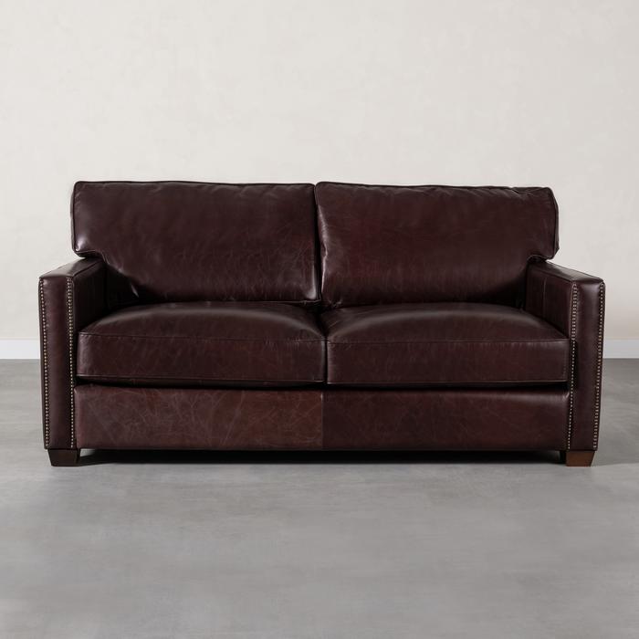 WILLIAM İKİLİ DERİ KOLTUK BIKER TAN