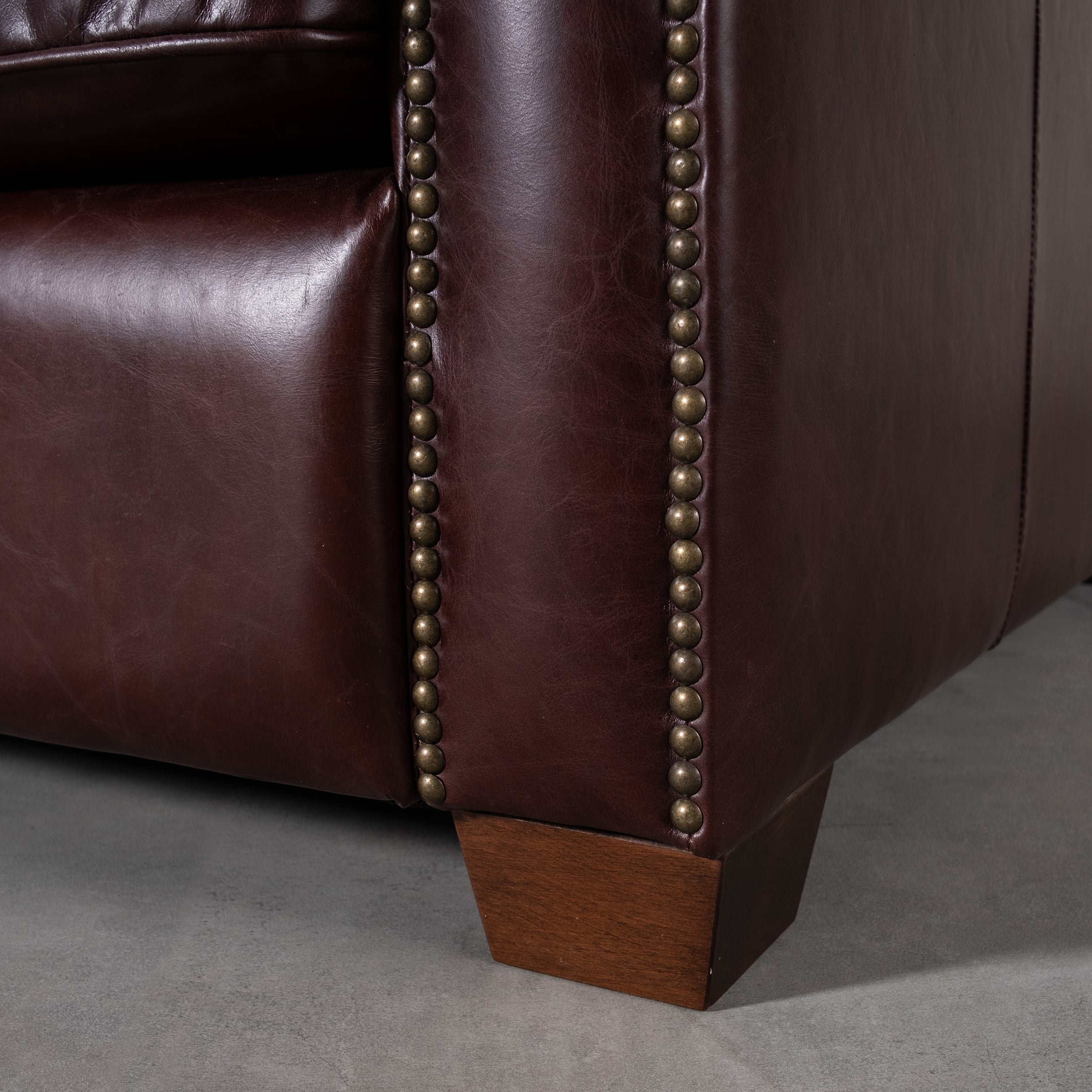 WILLIAM İKİLİ DERİ KOLTUK BIKER TAN