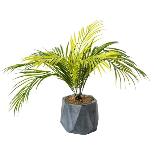  CUBIC ARECA SAKSILI YAPAY BİTKİ 14X50CM