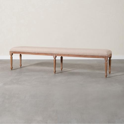  DARLINGTON MASİF AHŞAP EKRU BANK BÜYÜK