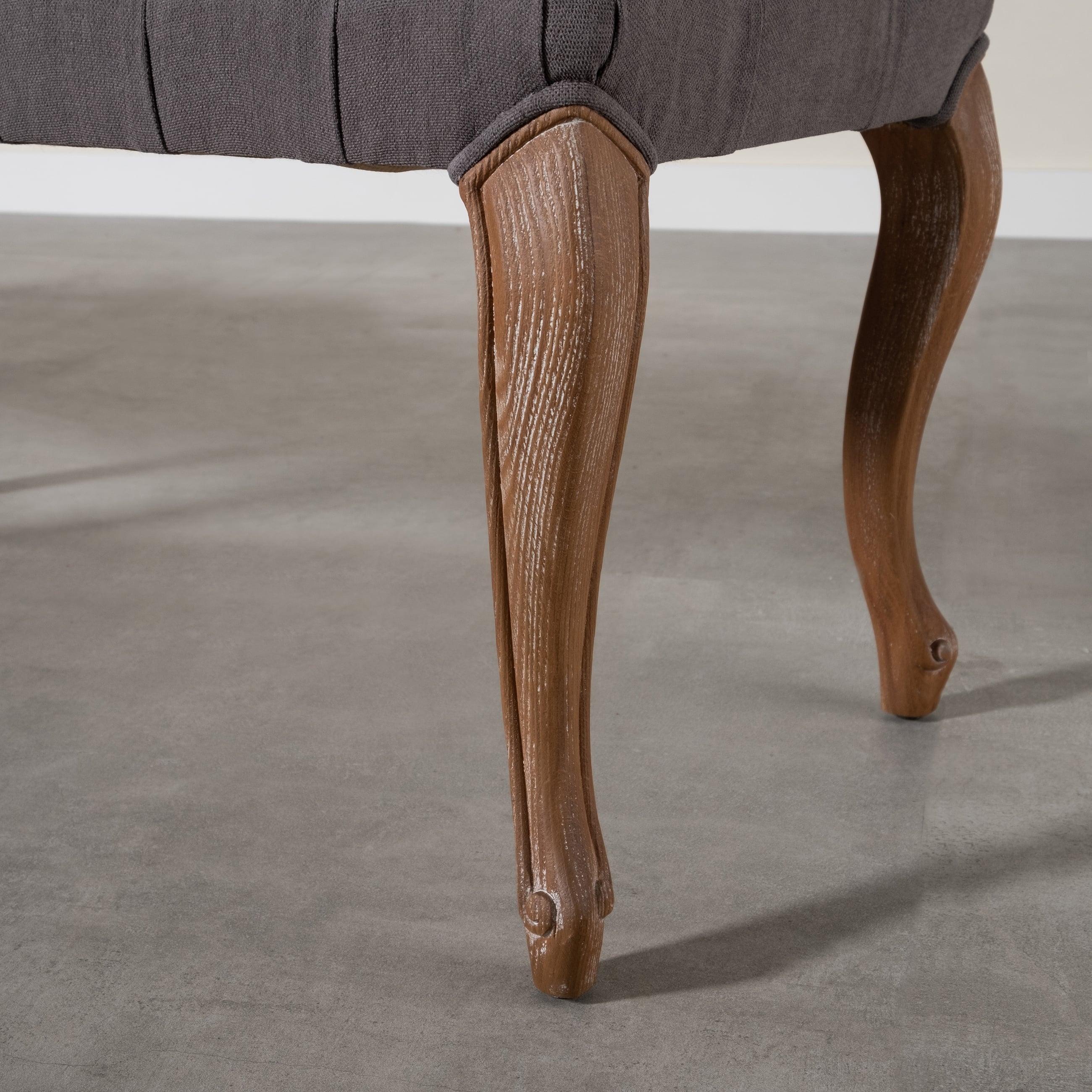 ROMA MASİF AHŞAP BANK GRİ KÜÇÜK