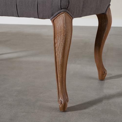  ROMA MASİF AHŞAP BANK GRİ KÜÇÜK