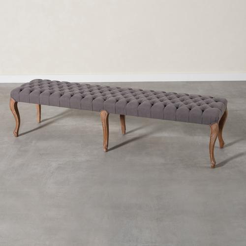  ROMA MASİF AHŞAP BANK GRİ KÜÇÜK