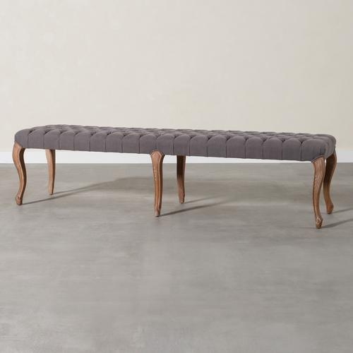  ROMA MASİF AHŞAP BANK GRİ KÜÇÜK