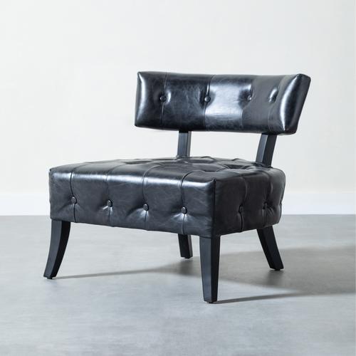 PARİS DERİ SİYAH BERJER