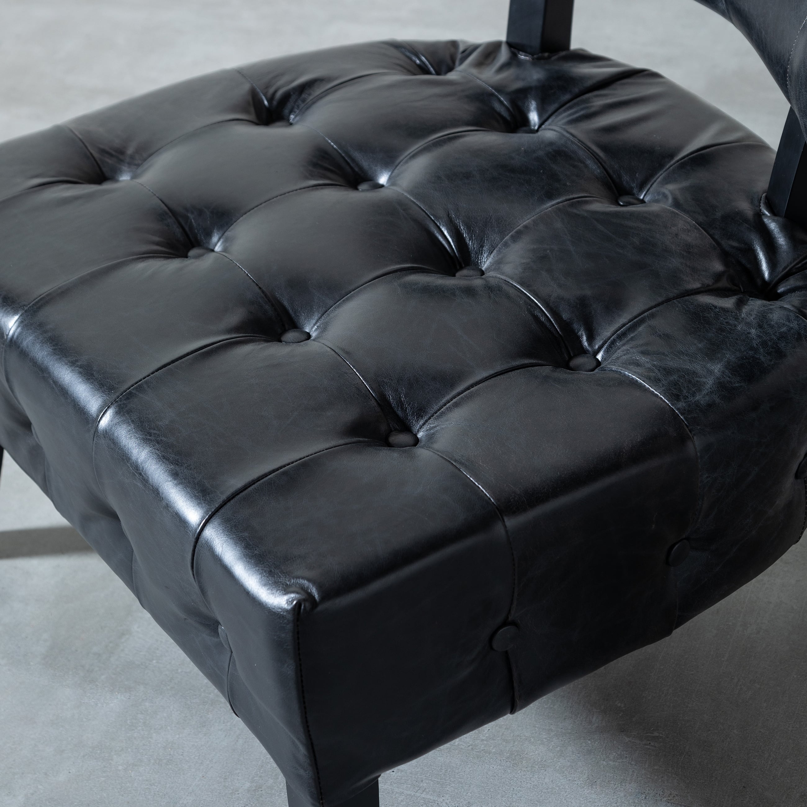 PARİS DERİ SİYAH BERJER