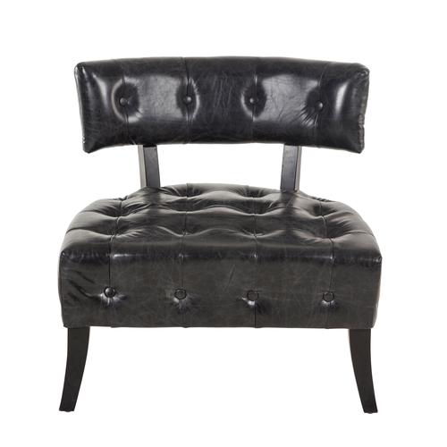 PARİS DERİ SİYAH BERJER