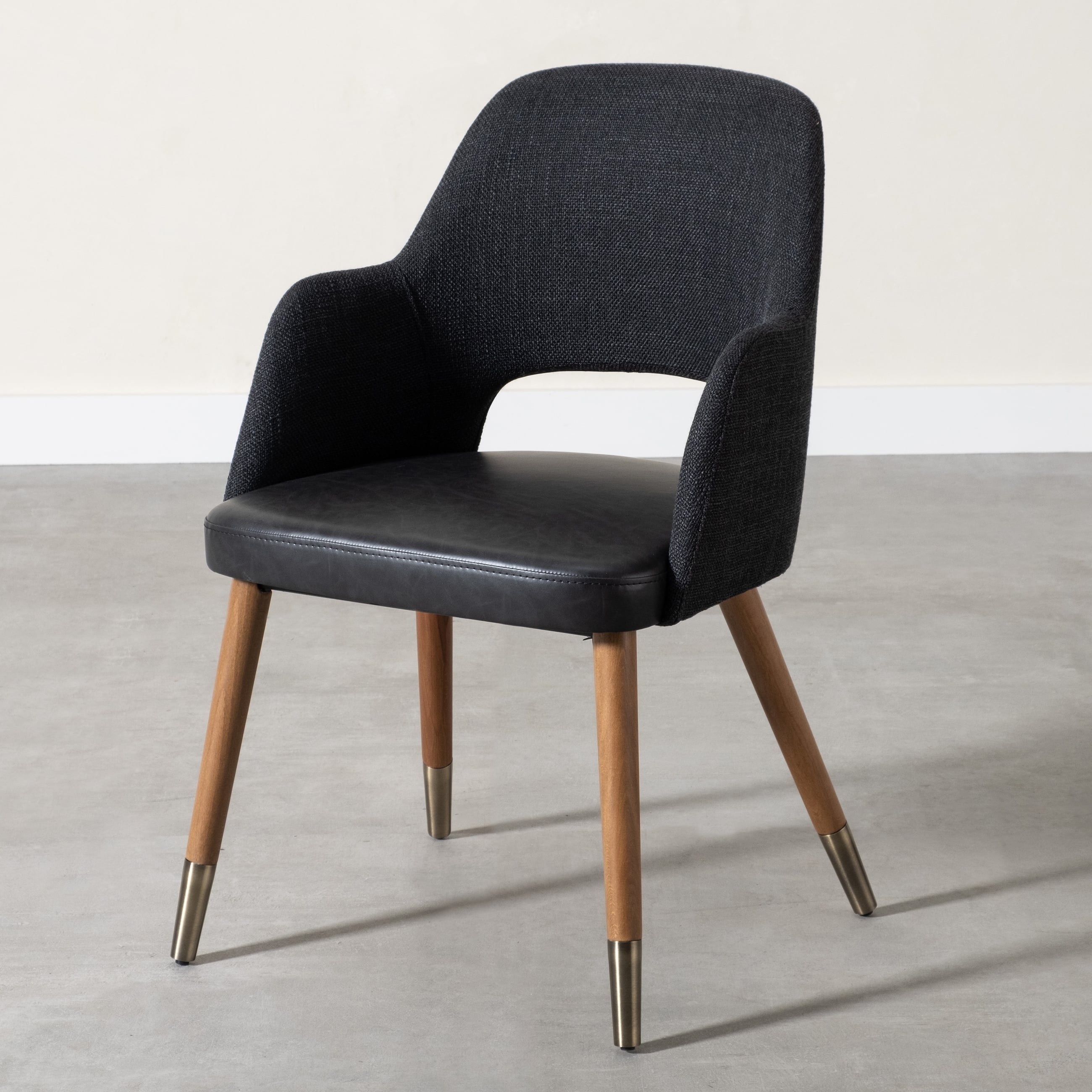 SPRING KUMAŞ SANDALYE KOYU GRİ