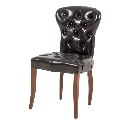 CHESS KAPİTONELİ  SANDALYE SİYAH