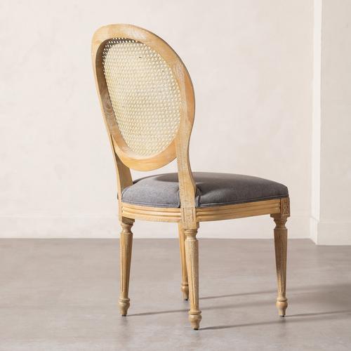  DARLINGTON MASİF AHŞAP HAZERAN SANDALYE GRİ