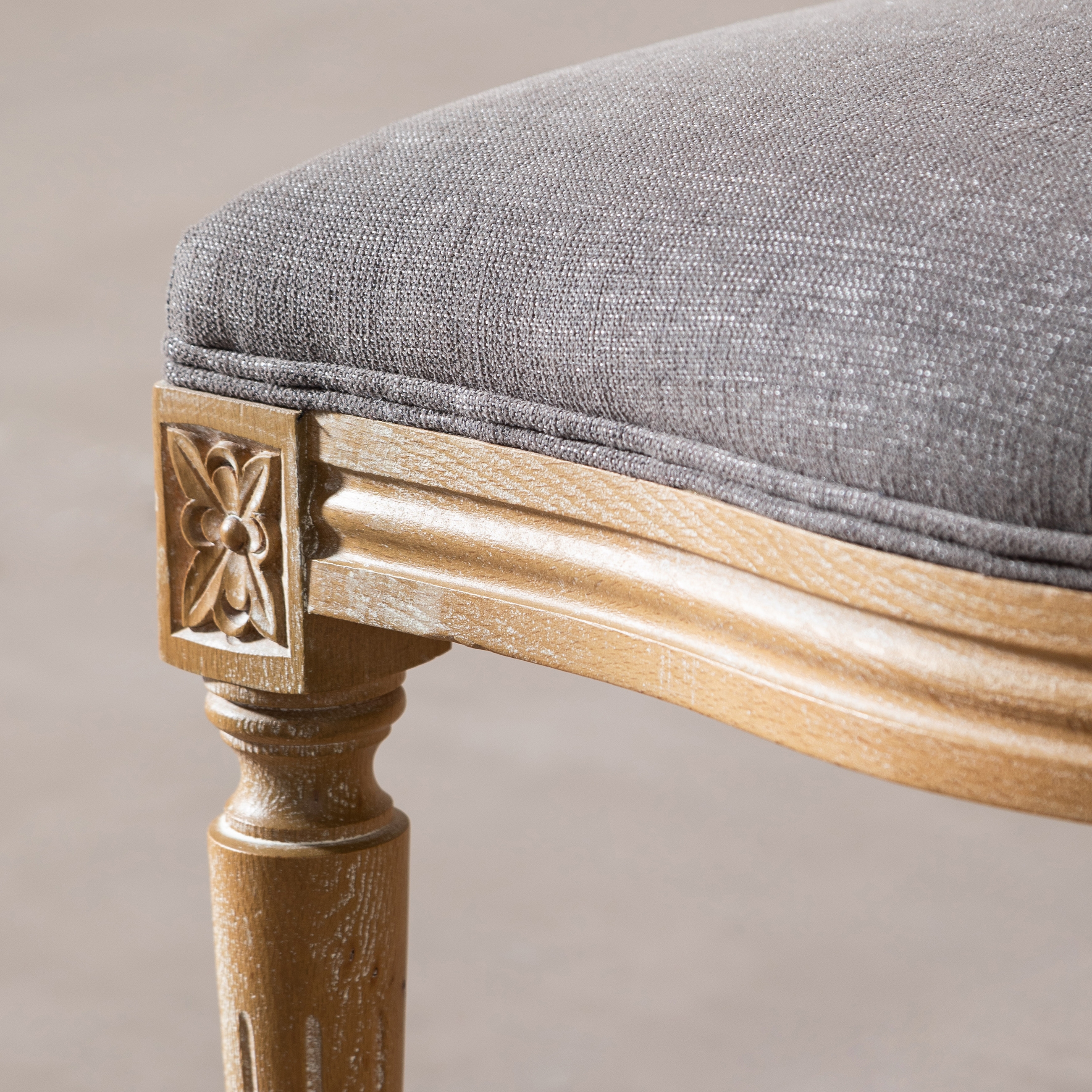 DARLINGTON MASİF AHŞAP HAZERAN SANDALYE GRİ