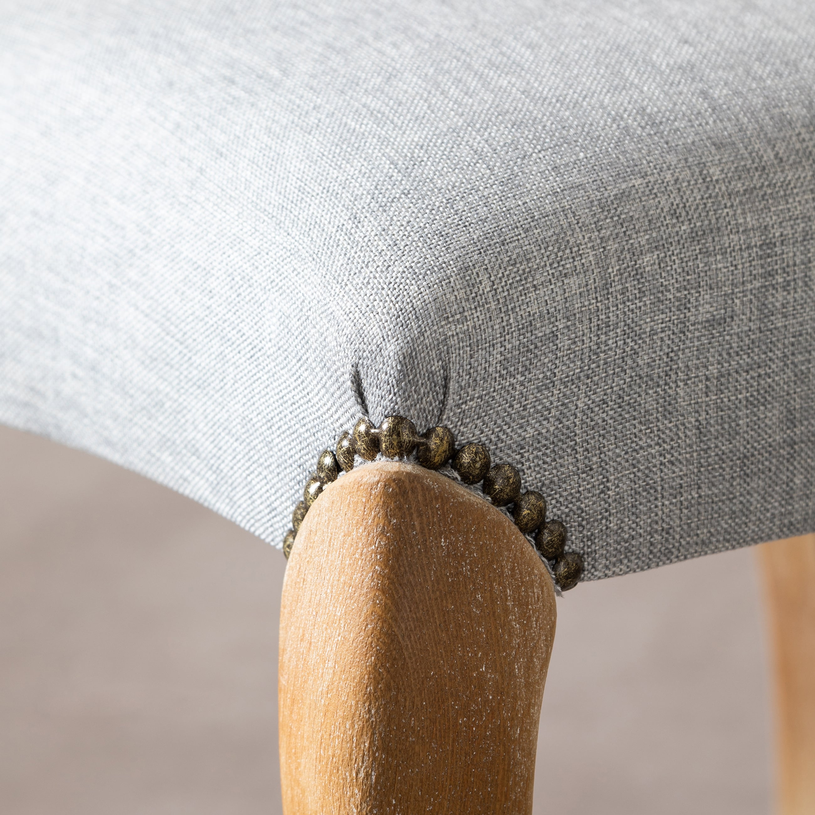 LORENZO MASİF AHŞAP HAZERAN SANDALYE GRİ