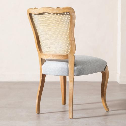  LORENZO MASİF AHŞAP HAZERAN SANDALYE GRİ